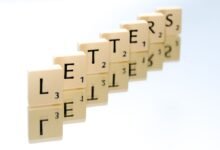 random string of letters showcases gibberish