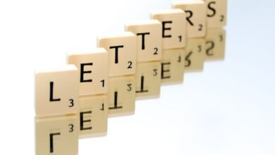 random string of letters showcases gibberish